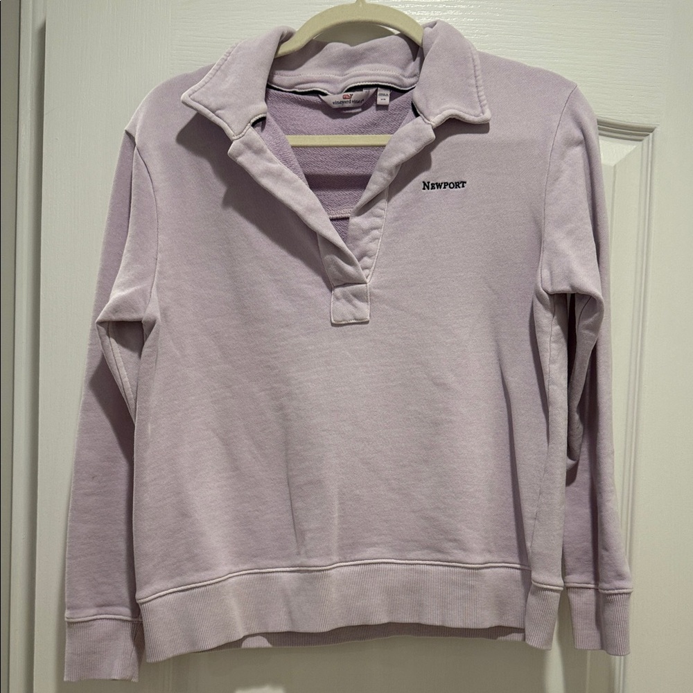 Vineyard Vines Women's Lavender Sweatshirt